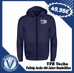VfB Vacha Fullzip Jacke 100 Jahre Dunkelblau