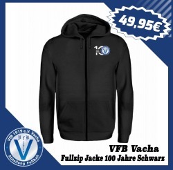 VfB Vacha Fullzip Jacke 100 Jahre Schwarz