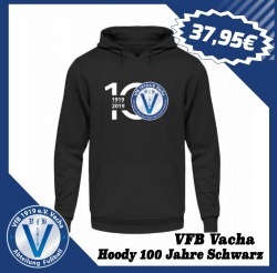 VfB Vacha Hoody 100 Jahre Schwarz