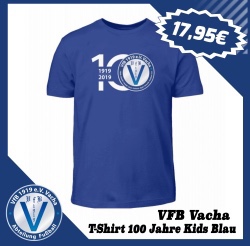 VfB Vacha T Shirt 100 Jahre Kids Blau
