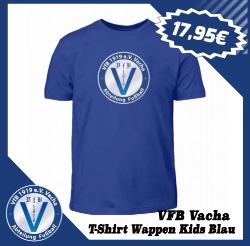 VfB Vacha T Shirt Wappen Kids Blau