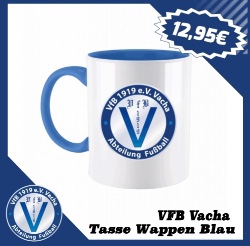 VfB Vacha Tasse Wappen Blau
