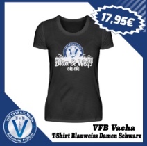 VfB Vacha T Shirt Blauweiss Damen Schwarz